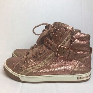 Michael Kors high top shoes women’s size 6 rose